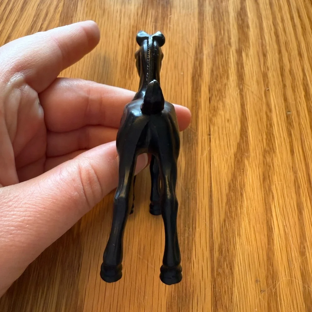 Set of 2 Vintage Black Foals